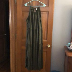 Olive green old navy dress